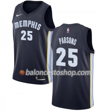 Camiseta Hombre NBA Memphis Grizzlies Chandler Parsons 25 Nike 2017-18 Navy Swingman